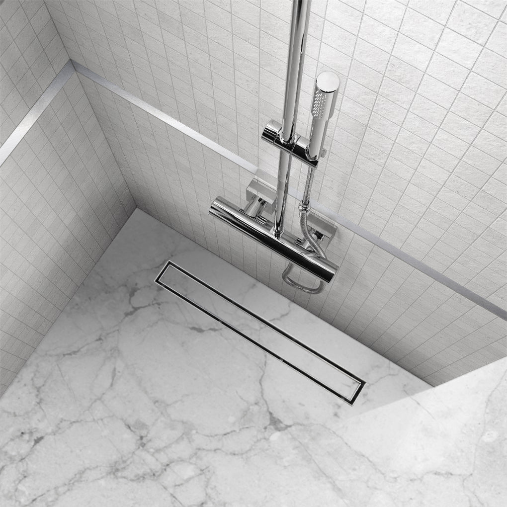 Sifone per doccia lineare in acciaio inossidabile 360° modello B1