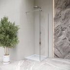 SHIMMER - Piatto doccia acrilico liscio ultrapiatto con finitura bianca e piletta inclusa