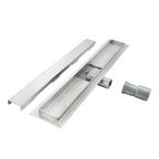 Piatto doccia lineare in acciaio inox ultrapiatto modello R1