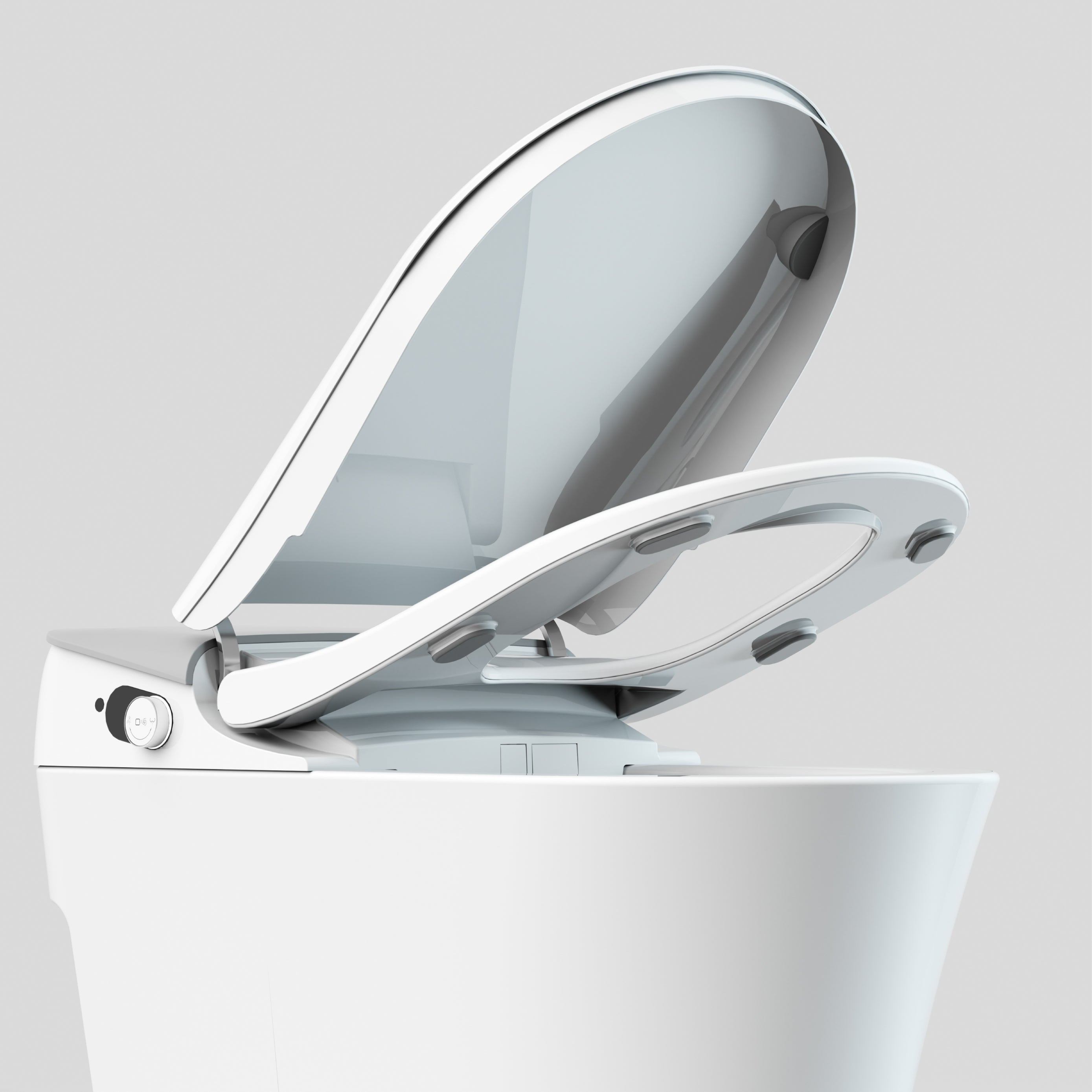 MISA | Inodoro inteligente japonés con mando, lavado, secado, asiento calefactable y sensor de pie
