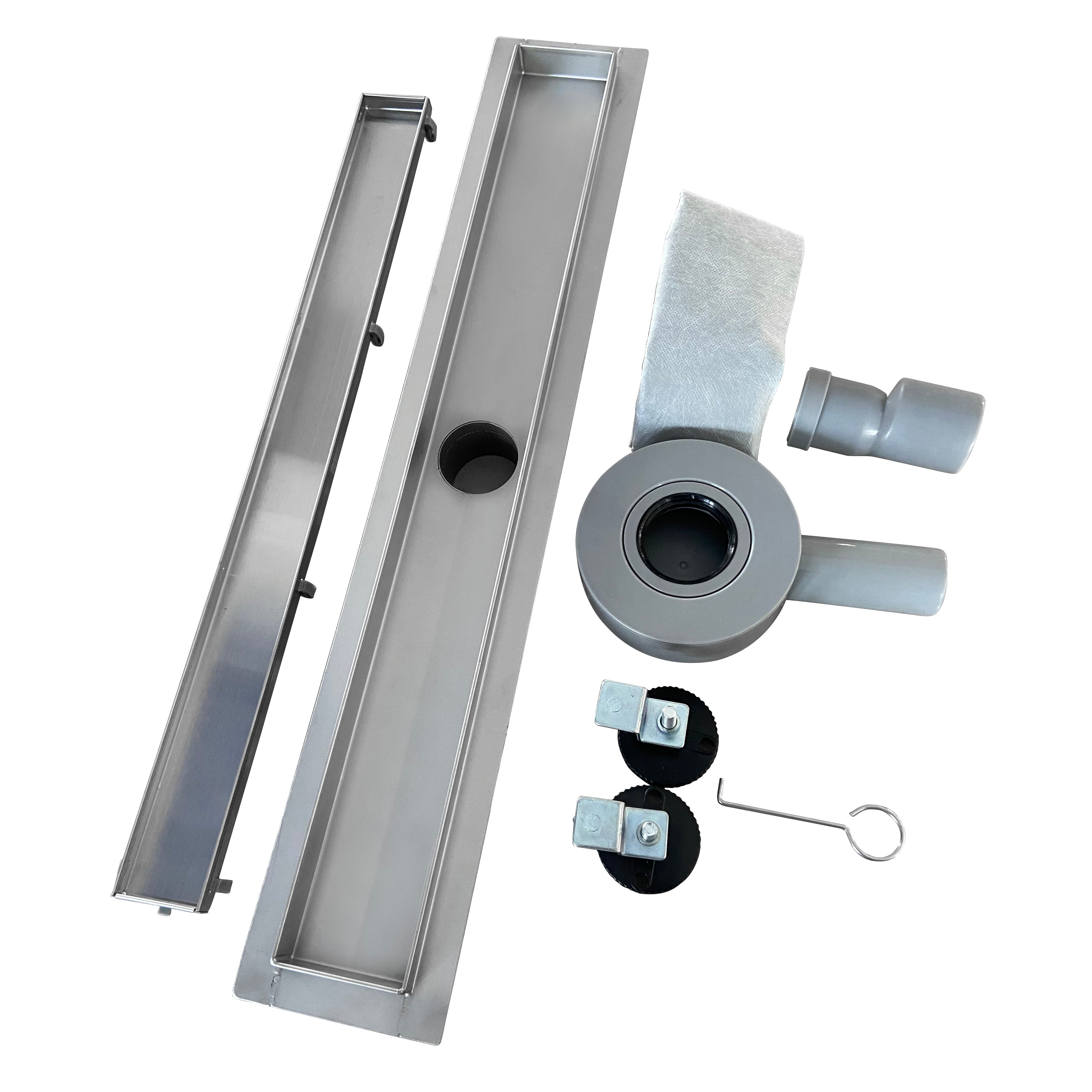 Sifone per doccia lineare in acciaio inossidabile 360° modello B1