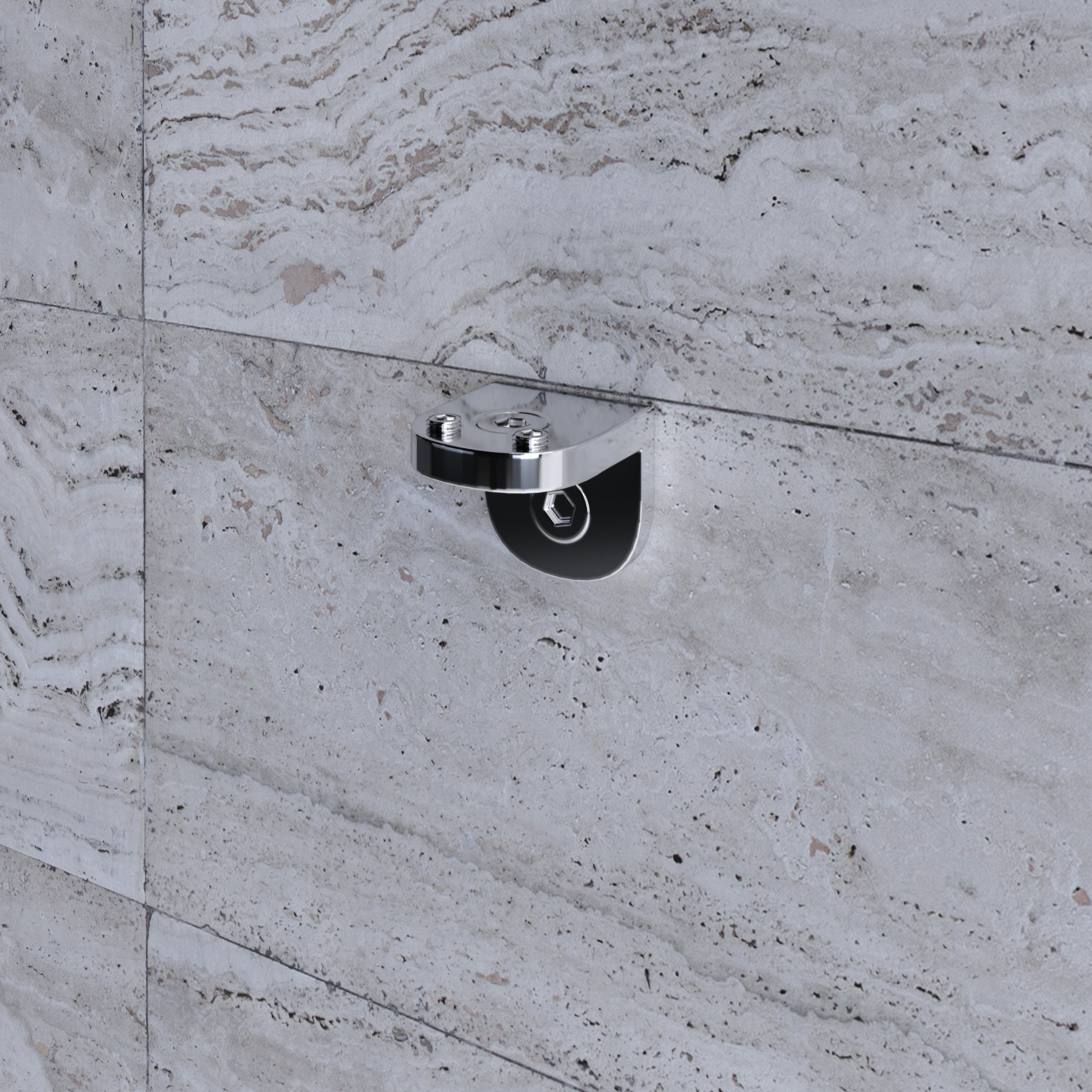 Barra estabilizadora ajustável para Walk in de aplicação na parede - 24M