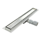 Ralo de duche linear em aço inox ultraplano 2 em 1 modelo R2