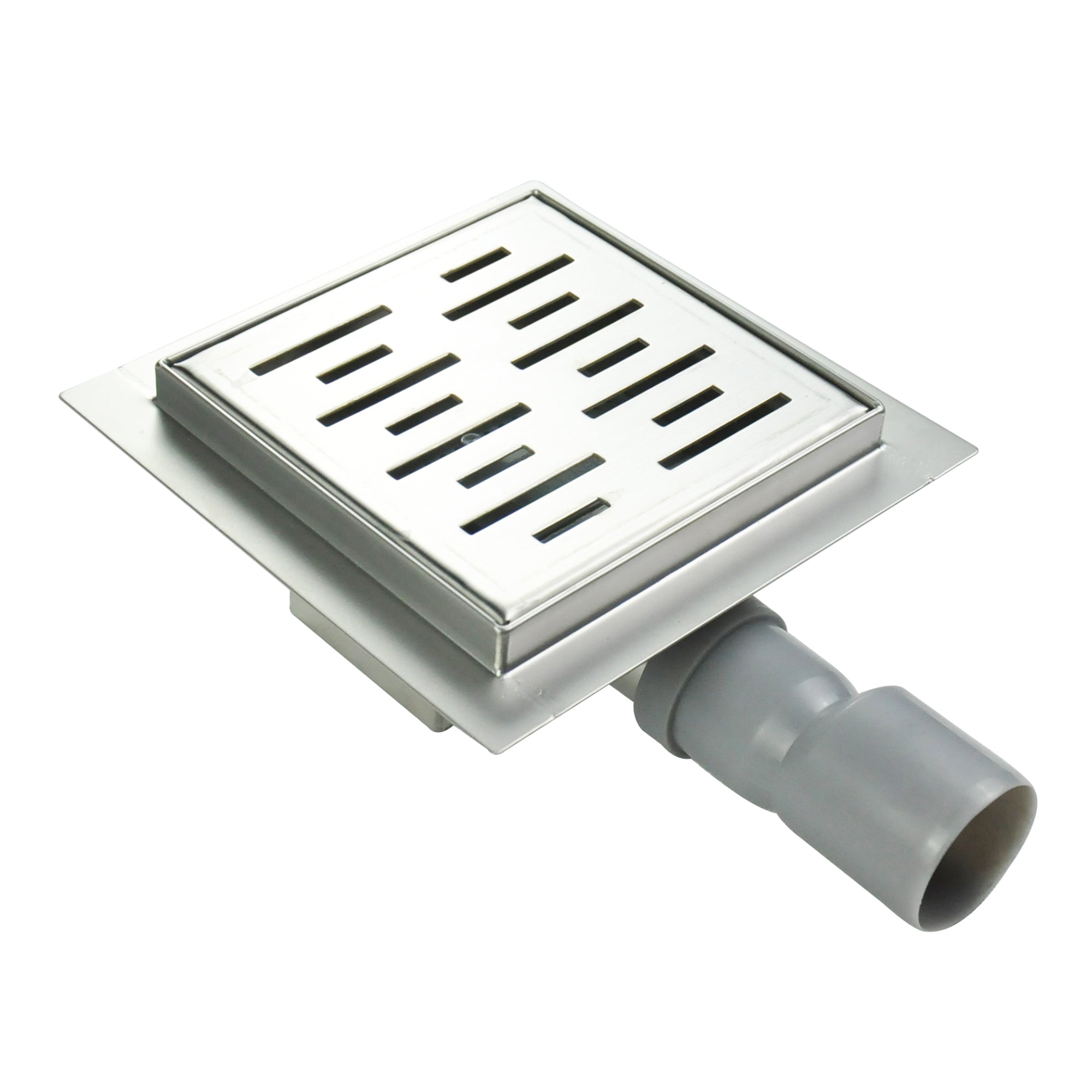 Piatto doccia quadrato in acciaio inox ultrapiatto modello Q4