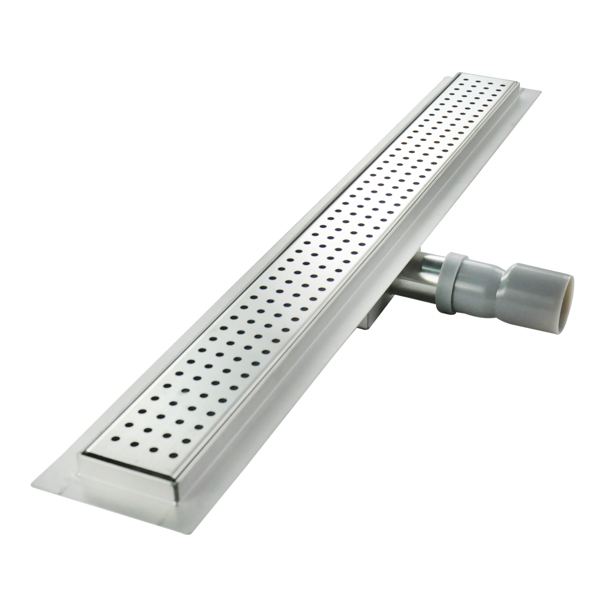 Piatto doccia in acciaio inox con design quadrato modello R7