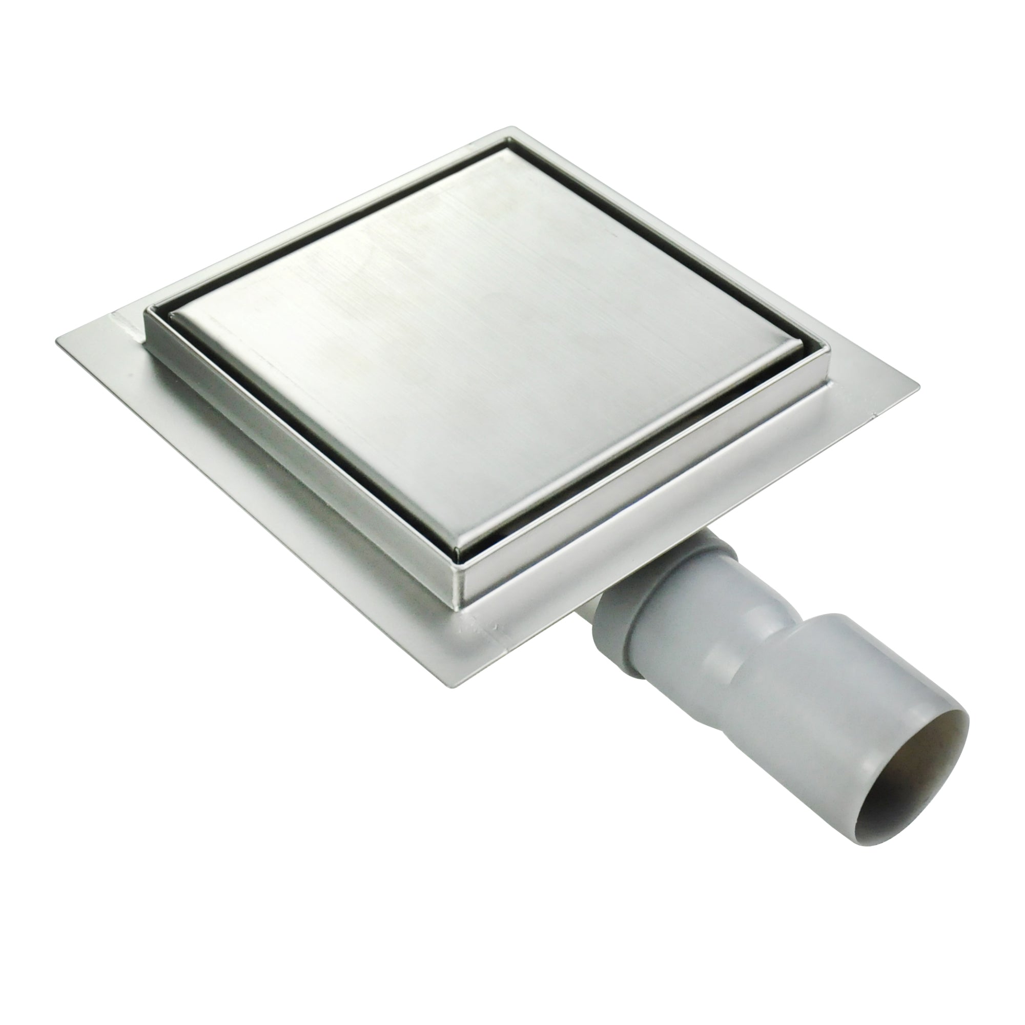 Piatto doccia quadrato in acciaio inox ultrapiatto modello Q1