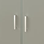 LARA - Porta doccia con ante battenti in vetro temperato satinato da 6 mm