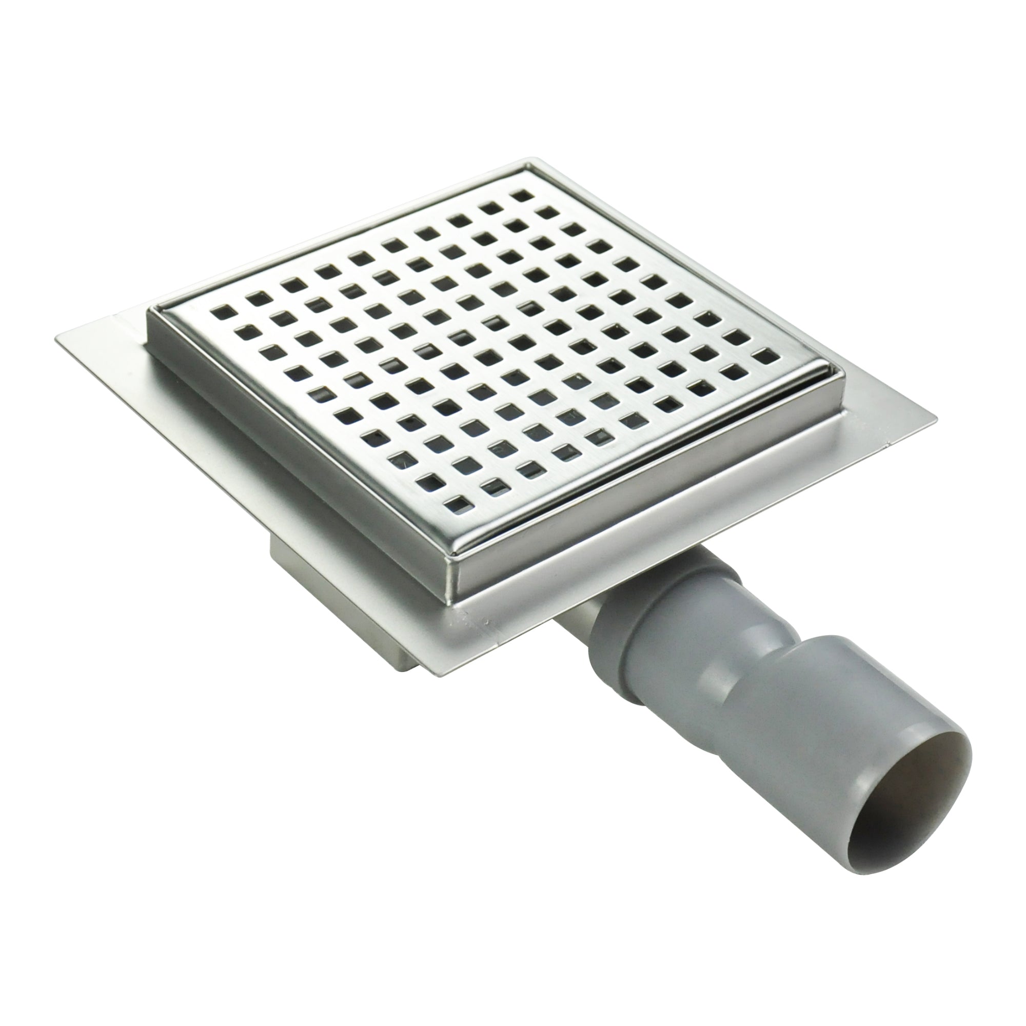 Piatto doccia quadrato in acciaio inox ultrapiatto modello Q5