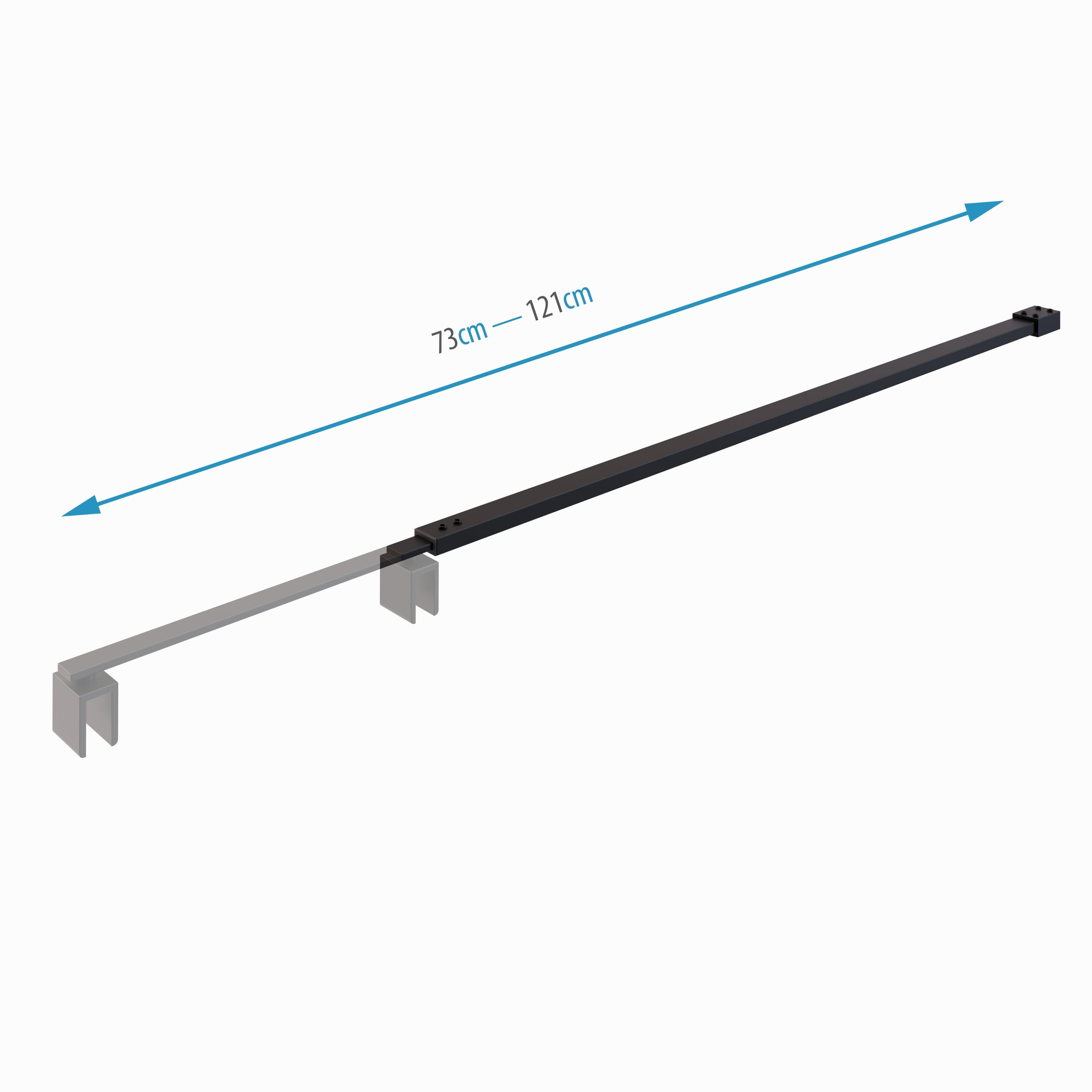 Barra estabilizadora ajustável para Walk in de aplicação na parede - 23BM