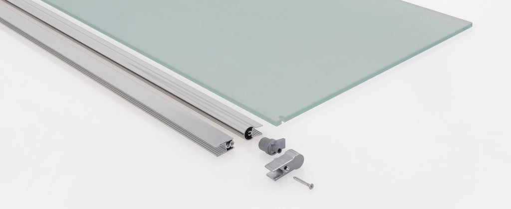 Extensão rotativa 40 cm para divisória de duche Walk-In em vidro temperado 10 mm