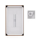 LUMIA - Base de duche antiderrapante com acabamento branco e grelha inox incluída