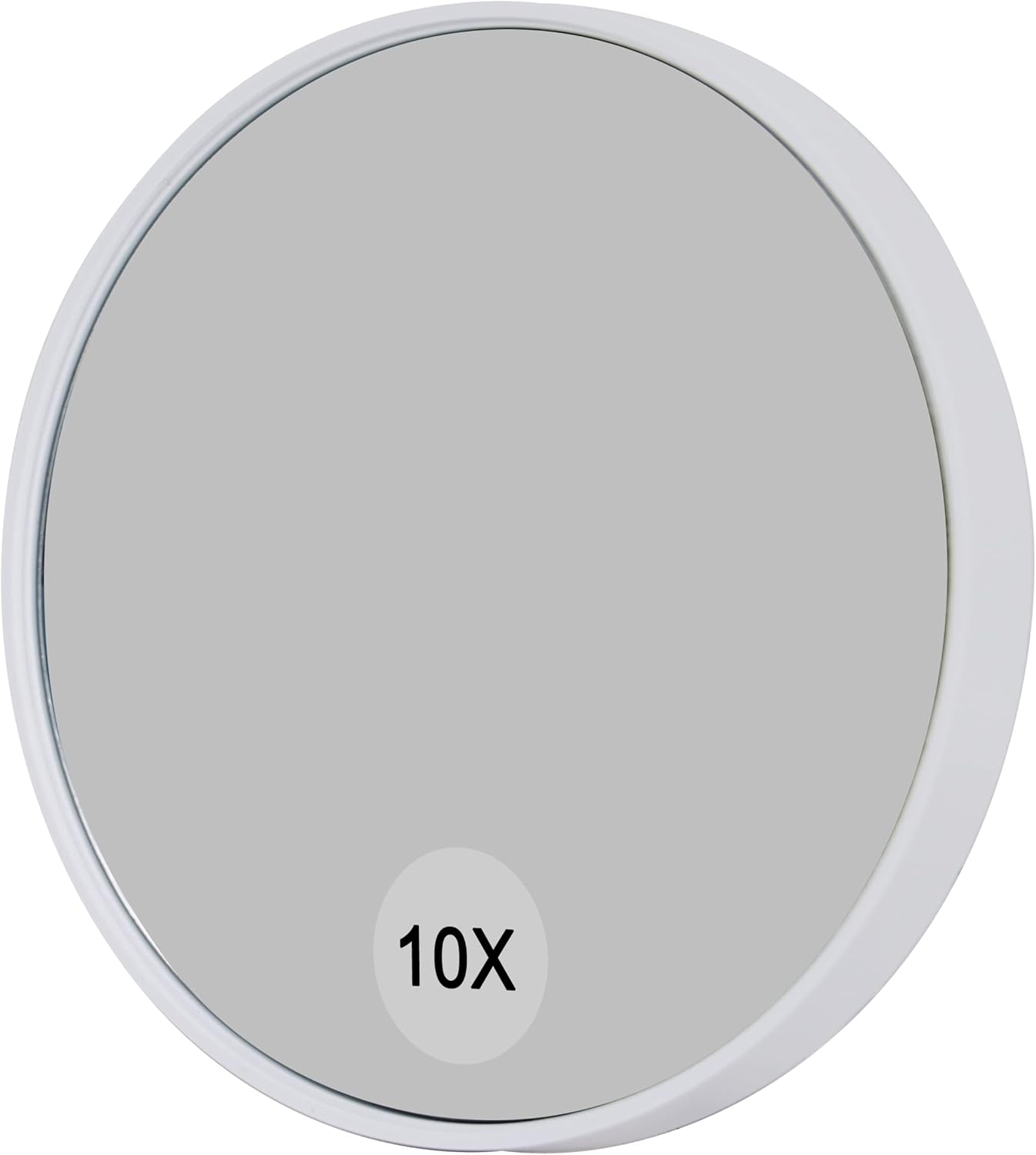 Espejo de maquillaje portátil con ventosas y doble aumento integrado