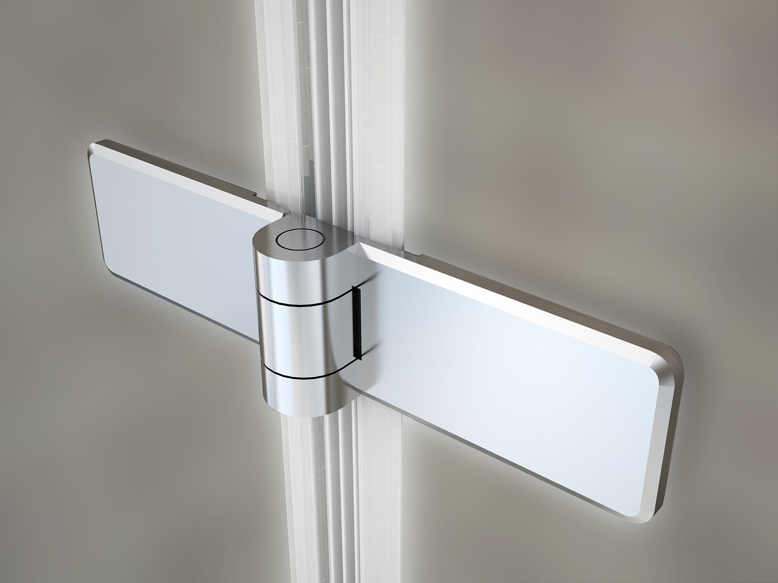 ANITA - Divisória para banheira em vidro temperado fosco 6 mm