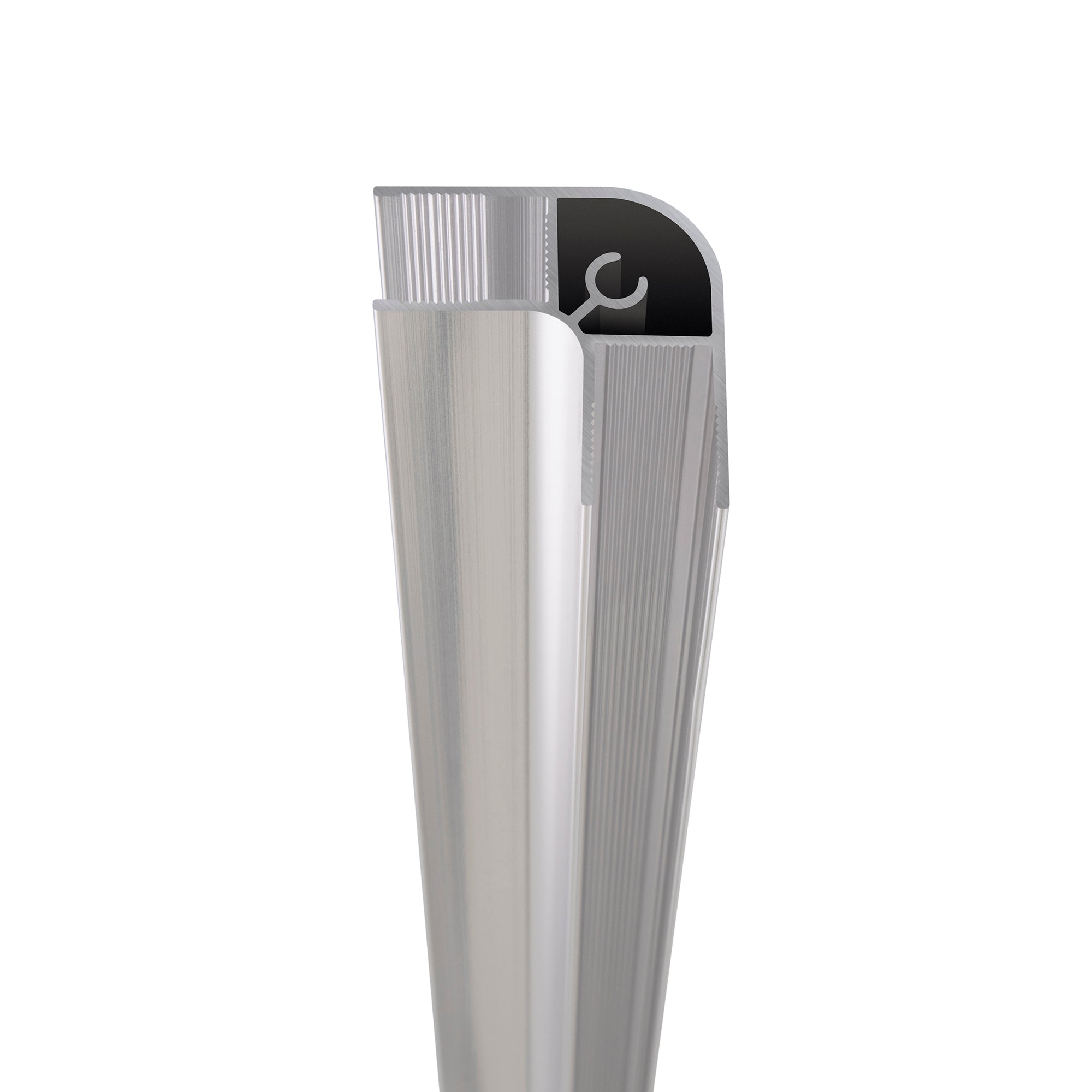 Perfil de esquina em alumínio para Walk-In