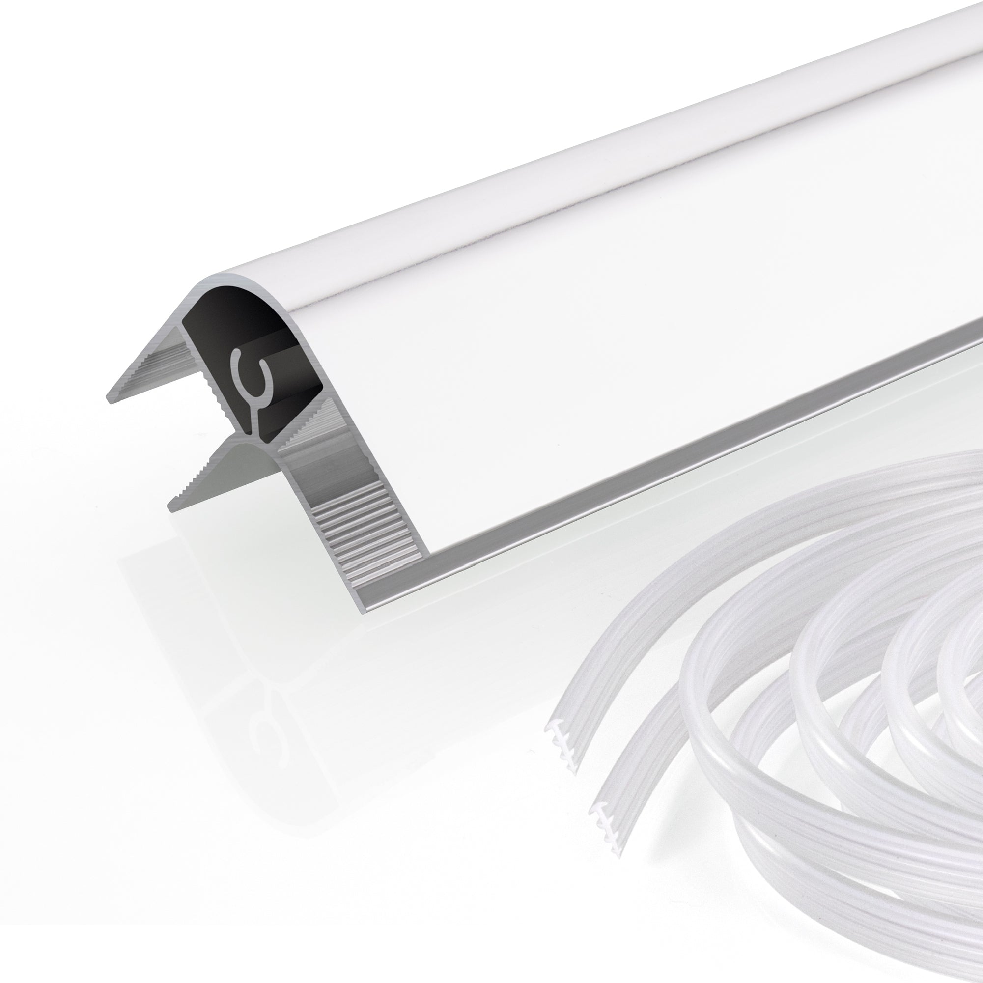 Perfil de esquina em alumínio para Walk-In