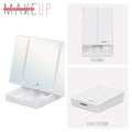 MAKEUP - Espelho de maquilhagem com iluminação LED e ampliação