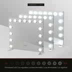 BULB PROP - Espelho de maquilhagem com iluminação LED e suporte ajustável