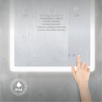 MELLOW - Espelho de casa de banho com iluminação LED integrada e design minimalista