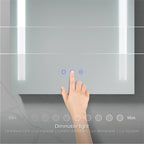 BEAM - Espelho de casa de banho com iluminação LED integrada e design moderno