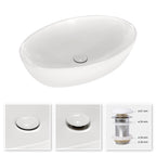 BACCHIGLIONE - Lavatório de bancada em cerâmica