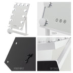 BULB LITTLE - Specchio per il trucco con illuminazione LED e formato compatto