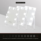 BULB TINY - Espelho de maquilhagem compacto com iluminação LED para uso diário
