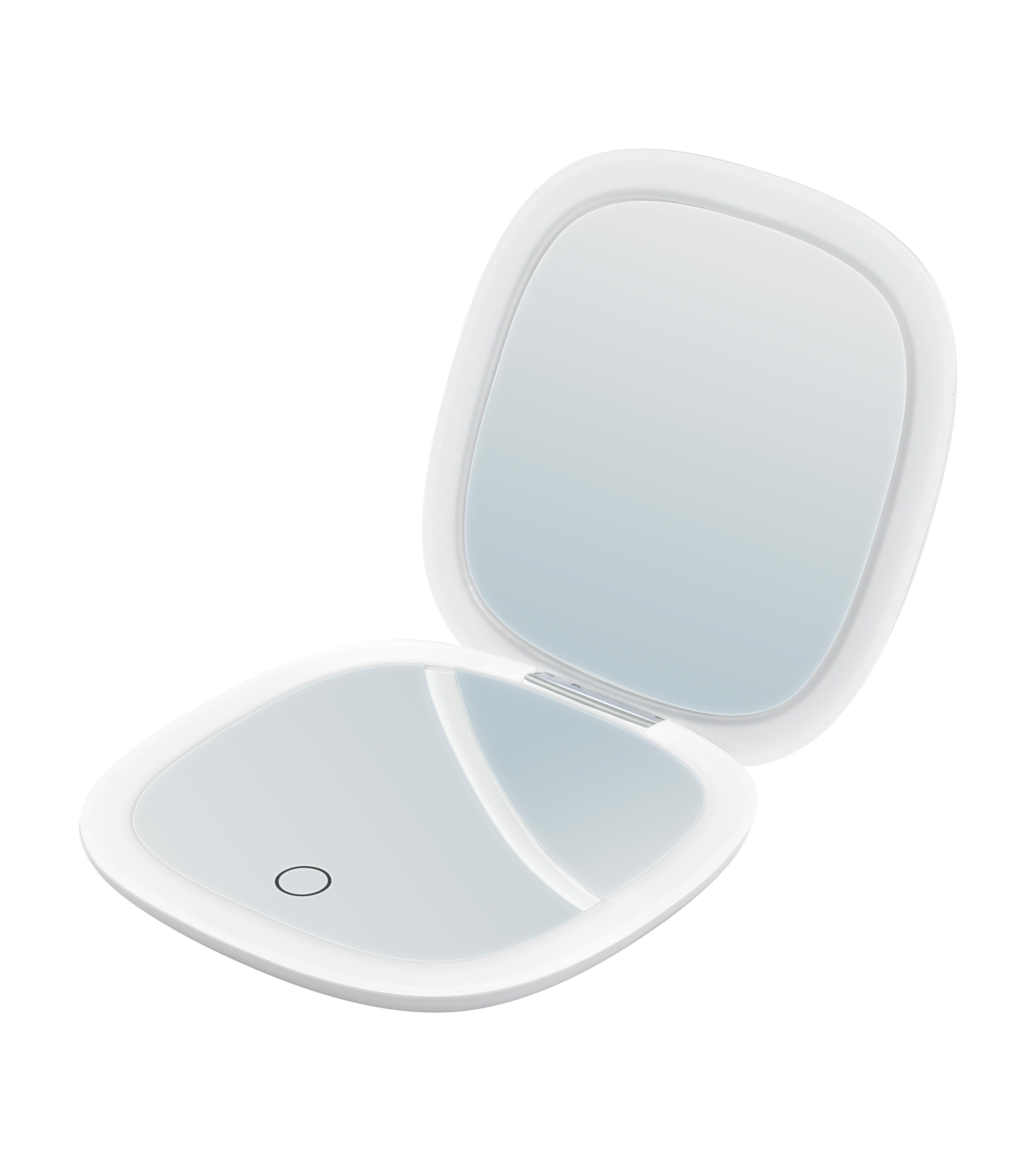 MAQUILLAJE - Espejo portátil de maquillaje con iluminación LED integrada