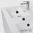 ATENA - Móvel de lavatório suspenso com gaveta soft-close