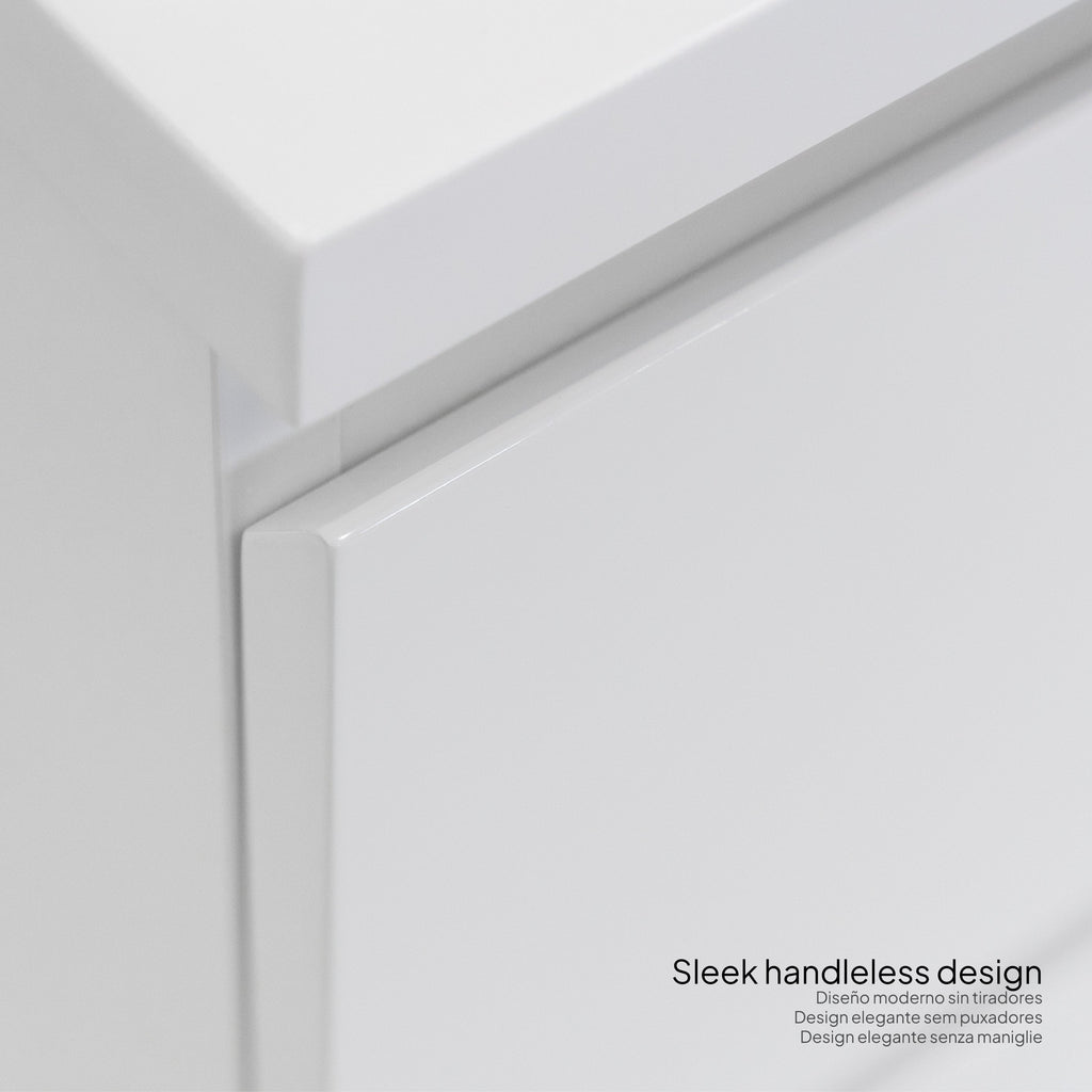 ATENA - Móvel de lavatório suspenso com gaveta soft-close