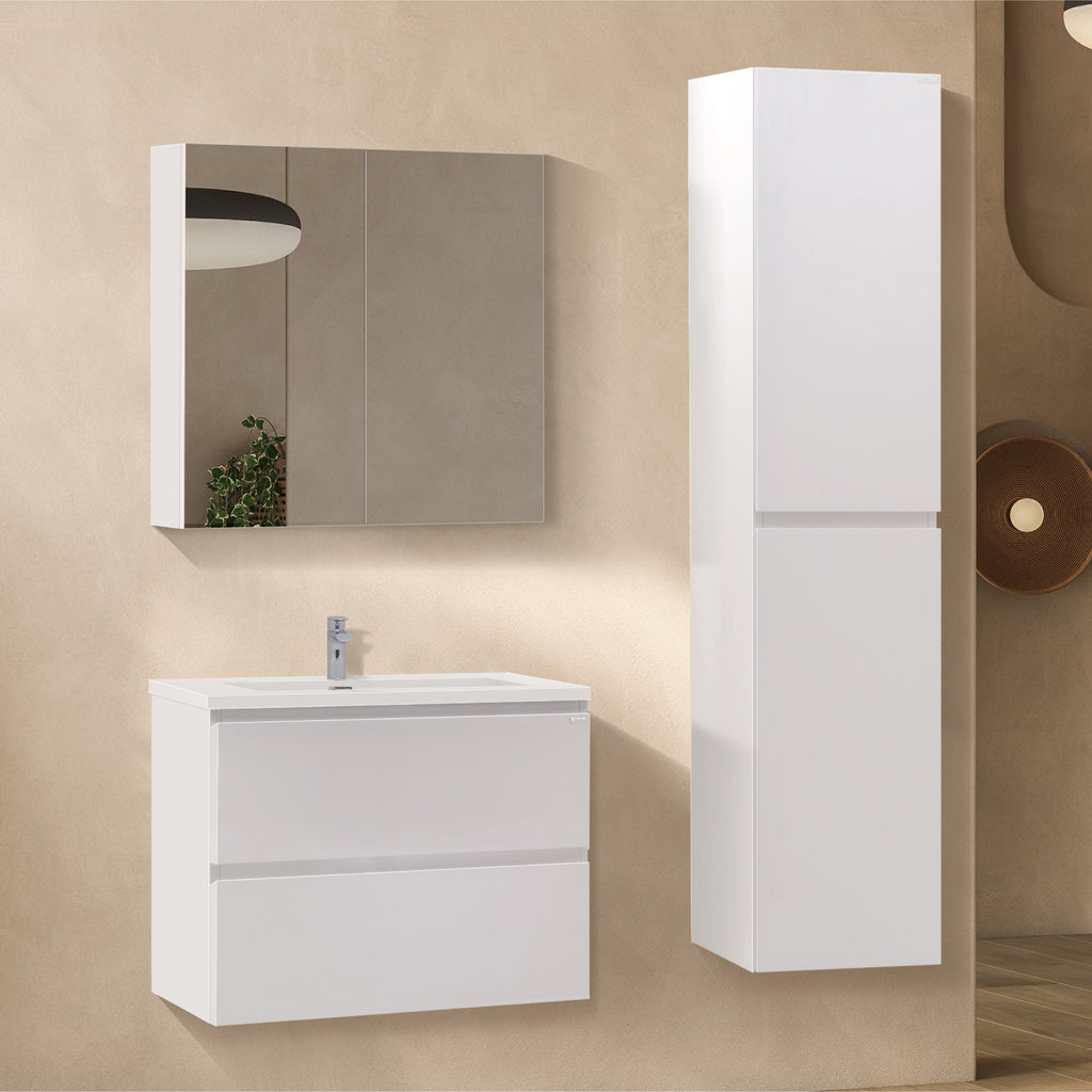 ATENA - Conjunto de casa de banho suspenso com várias dimensões e acabamentos