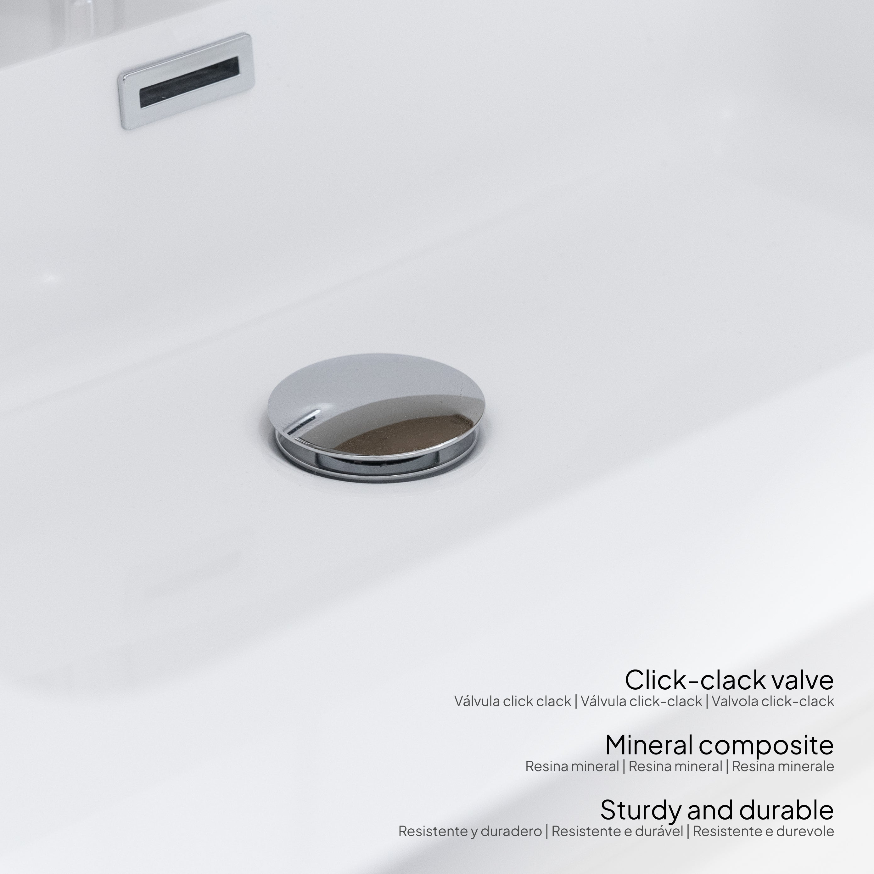 ATENA - Conjunto de casa de banho suspenso com várias dimensões e acabamentos