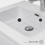 ATENA - Móvel de lavatório suspenso com gaveta soft-close