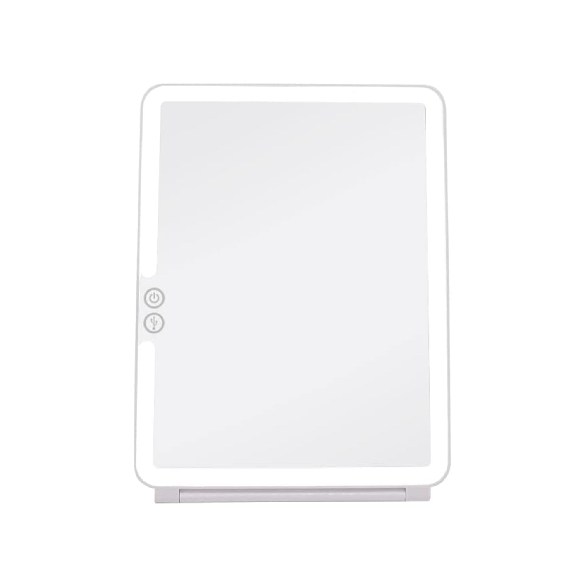 Espejo de maquillaje con iluminación LED y control táctil integrado