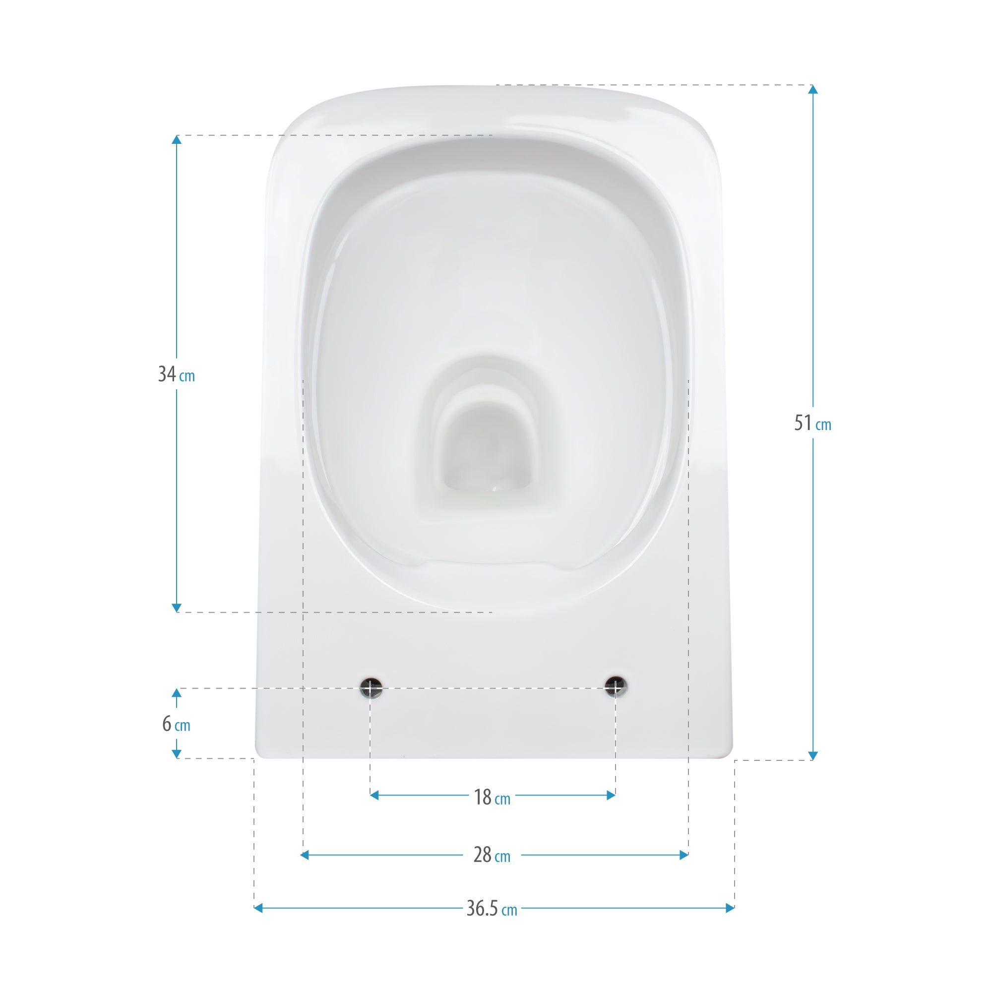 CUBE - Sanita suspensa rimless em preto com tampa soft-close