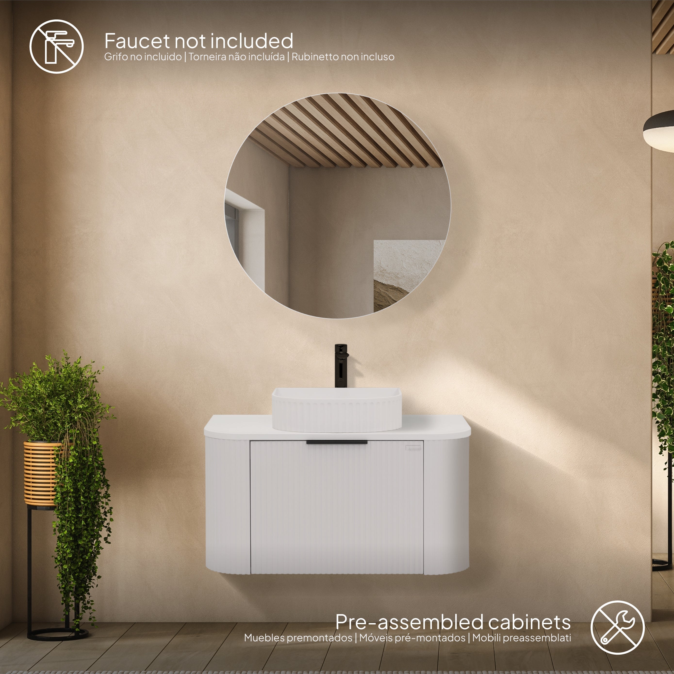 MAIA - Mueble de baño suspendido