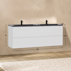 ATENA - Móvel de lavatório suspenso com gaveta soft-close