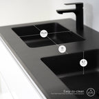 ATENA - Móvel de lavatório suspenso com gaveta soft-close