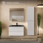 ATENA - Conjunto de casa de banho suspenso com várias dimensões e acabamentos