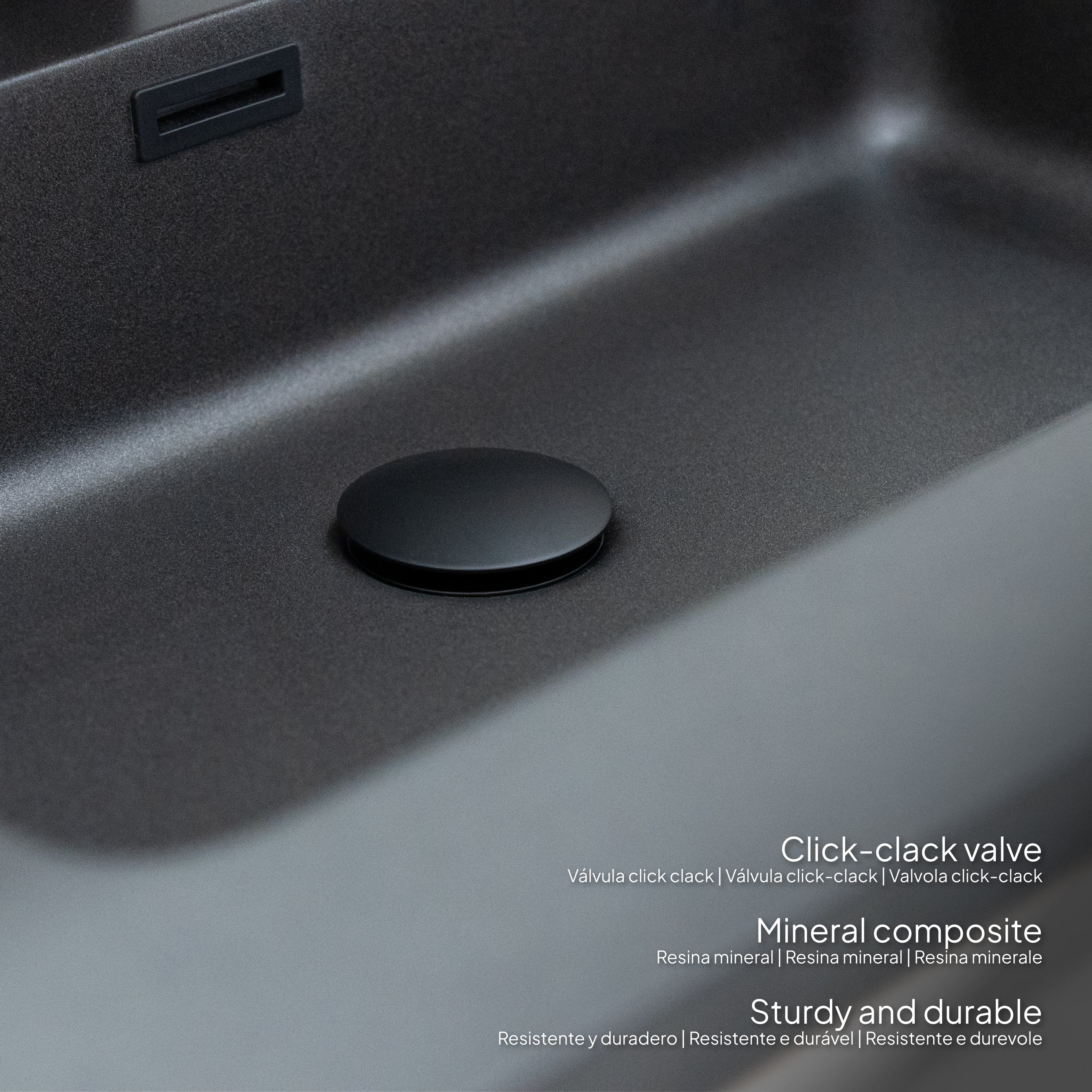 ATENA - Conjunto de casa de banho suspenso com várias dimensões e acabamentos