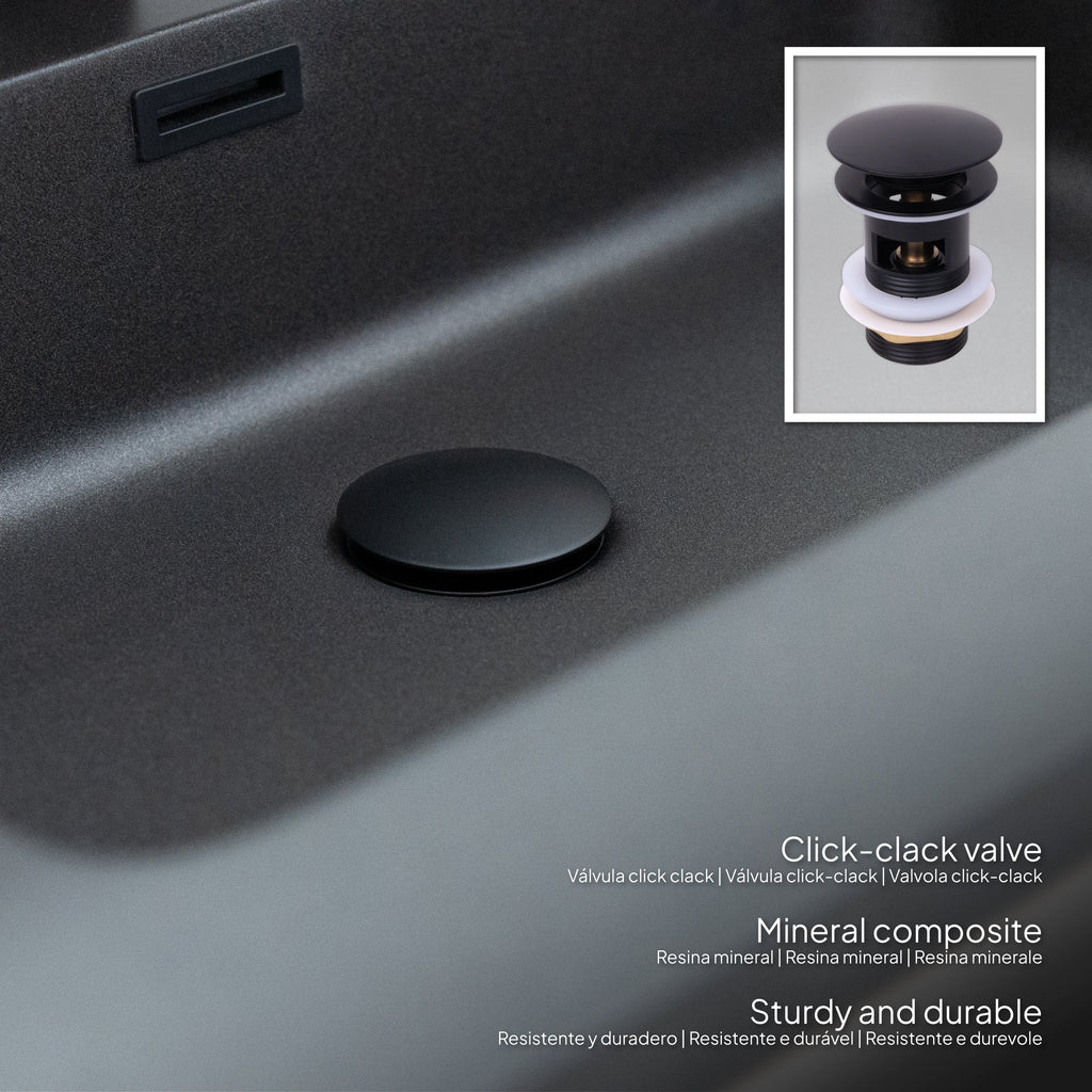 ATENA - Móvel de lavatório suspenso com gaveta soft-close