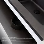 ATENA - Conjunto de casa de banho suspenso com várias dimensões e acabamentos