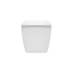 CUBE - Sanita suspensa rimless em preto com tampa soft-close