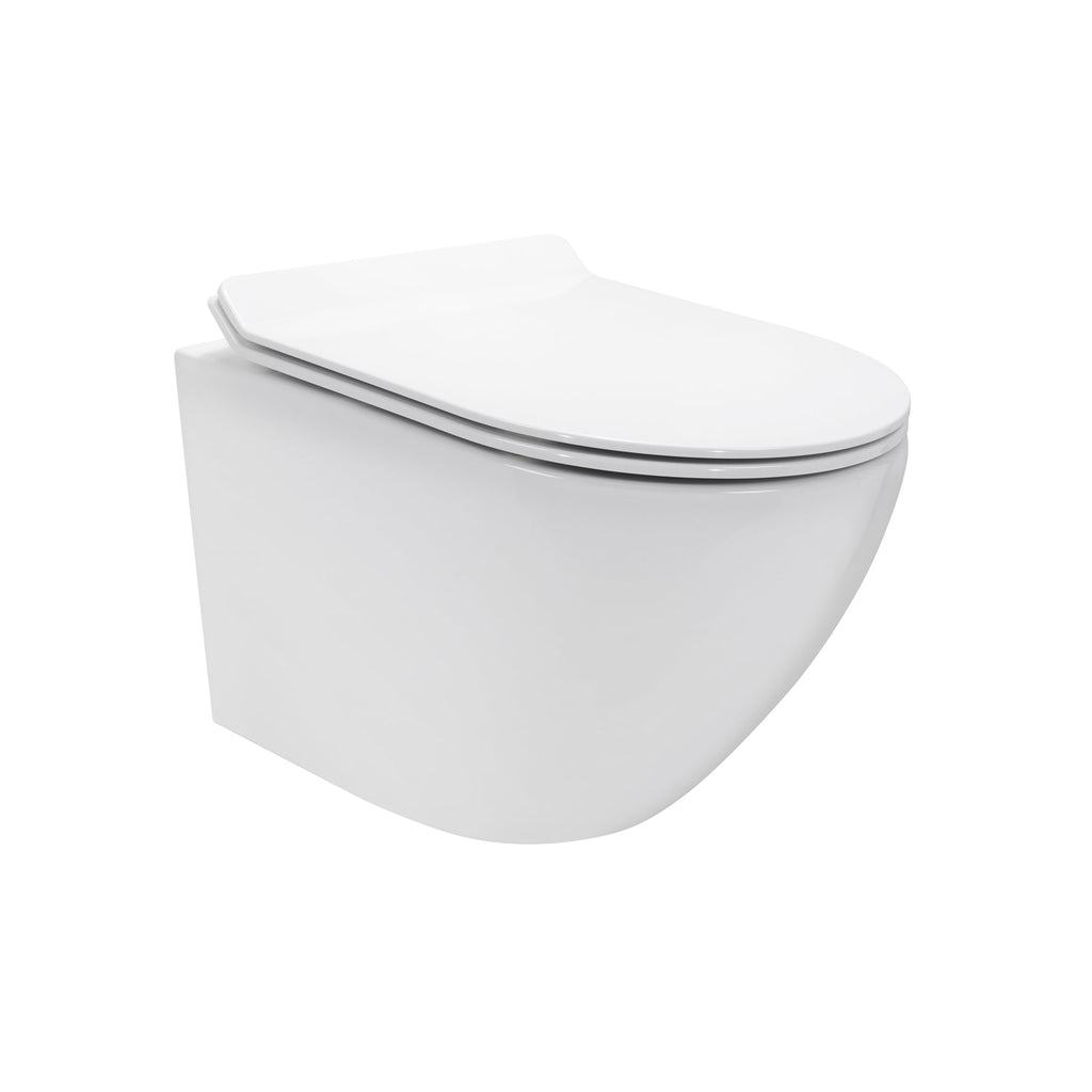 FRANCO - Sanita suspensa rimless com tampa soft-close