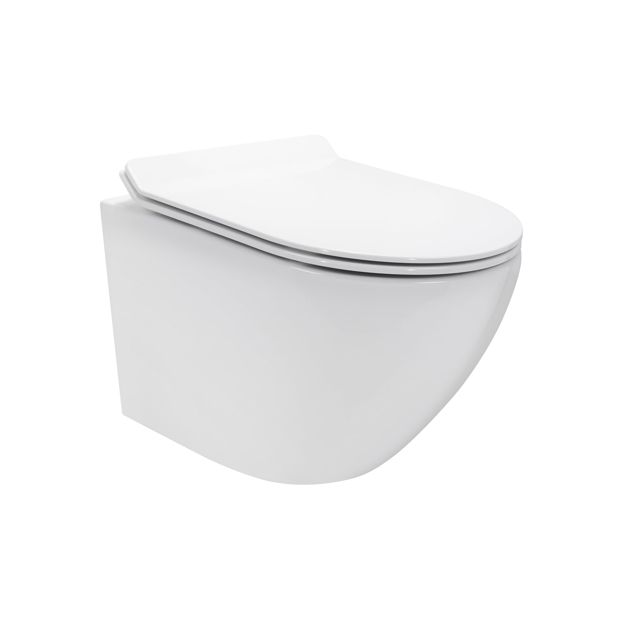 FRANCO - Inodoro suspendido rimless con tapa soft-close