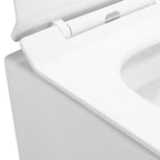 FRANCO - Sanita suspensa rimless com tampa soft-close