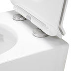 FRANCO - Sanita suspensa rimless com tampa soft-close