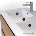 ATENA - Móvel de lavatório suspenso com gaveta soft-close