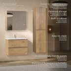 ATENA - Móvel de lavatório suspenso com gaveta soft-close