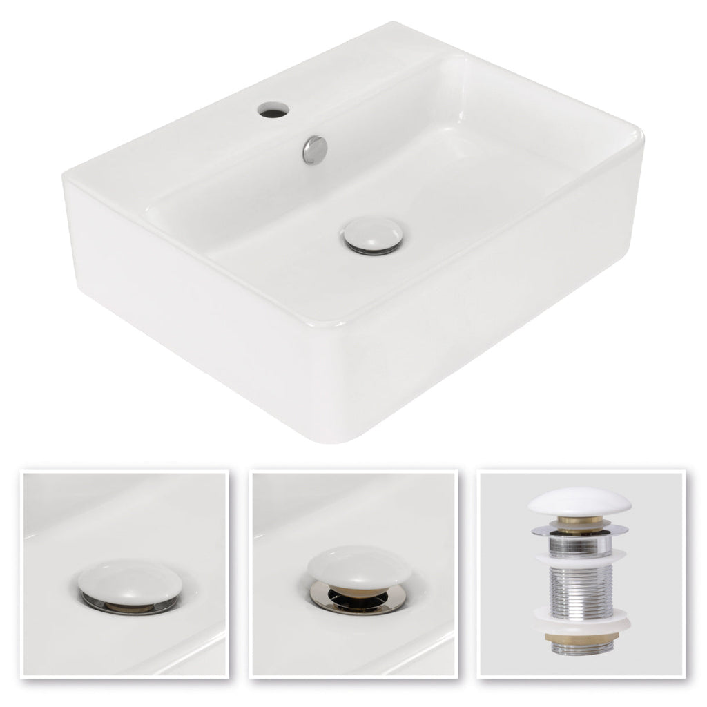 FORTORE - Lavabo de encimera de cerámica