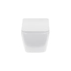 CUBE - Vaso sospeso senza brida nero con copriwater soft-close